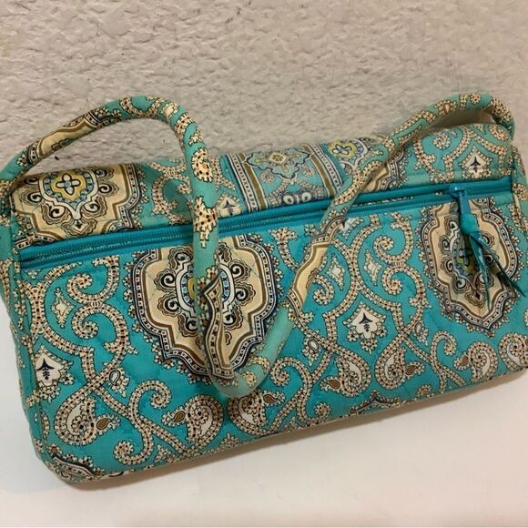 Vera Bradley Totally Turq Knot Clutch Shoulder Bag - Picture 3 of 9